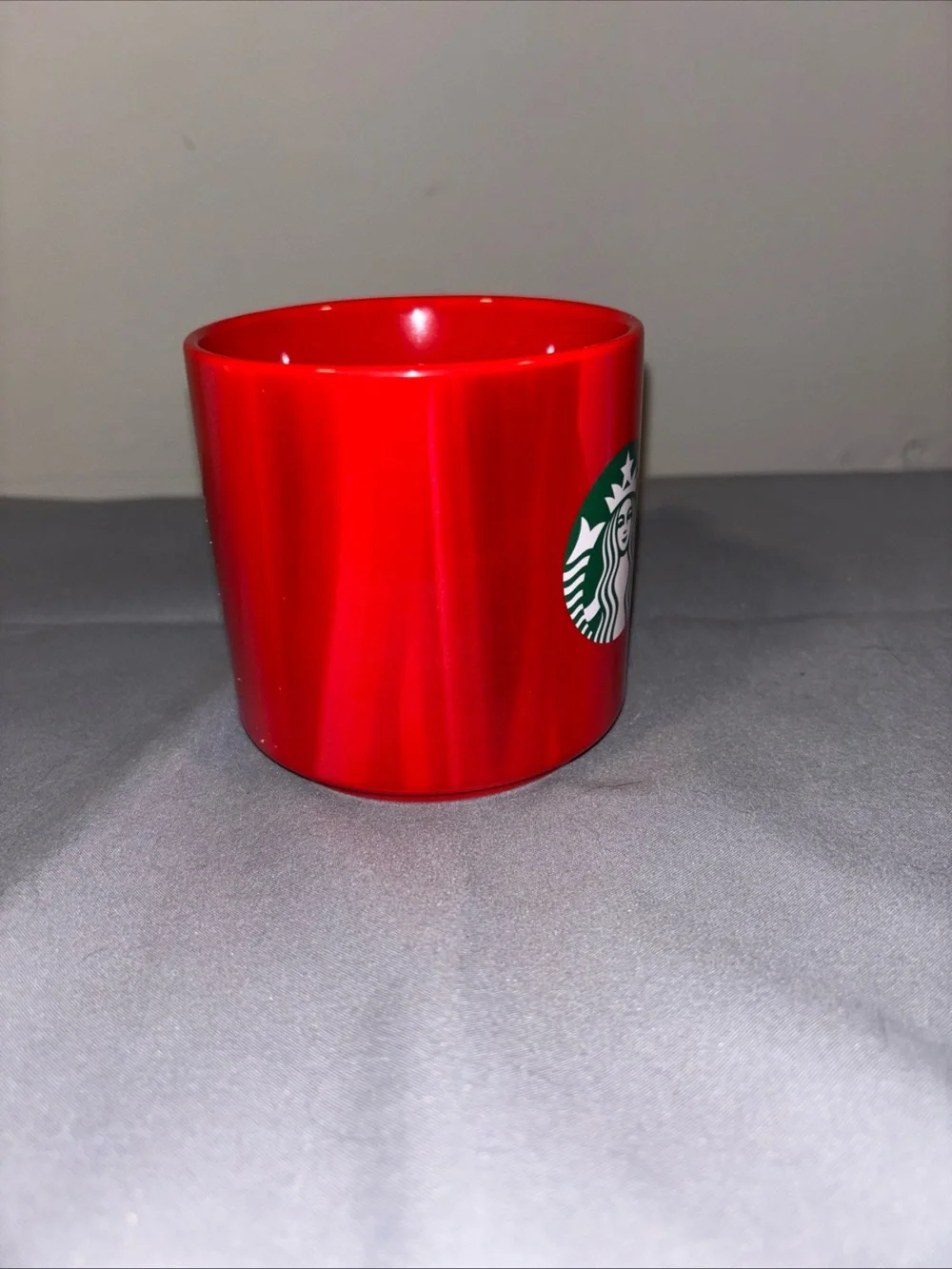 Red swirled Starbucks Mug